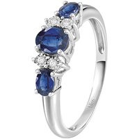 Anillo Bliss Mujer Rugiada in Oro blanco Zaffiro 20091471